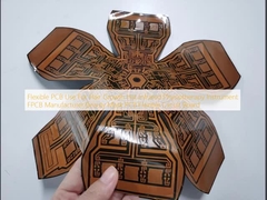 Wykorzystanie elastycznych PCB do wzrostu włosów Kapelusz Infraczerwony Instrument fizjoterapeutyczny FPCB Producent Maska kosmetyczna PCB Elastyczna tablica obwodowa