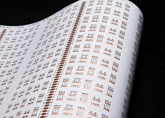 kupować 5050 30led/PCS 24V Podwójnie stronna biała folia FPCB Flexible LED Strip Circuit Board online manufacture