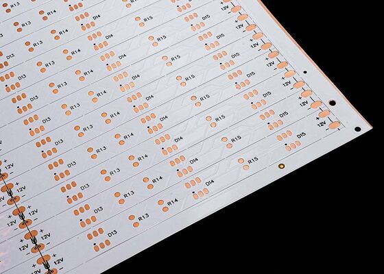 kupować 12V Dwustronna elastyczna płytka drukowana taśmy LED z 15 diodami LED do trudnych warunków online manufacture