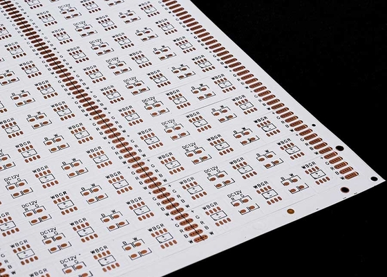 5050 Podwójnie stronne LED Flexible Circuit Board czarny znak OSP 24V LED Board