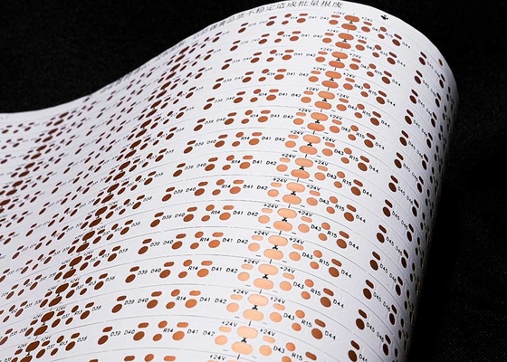 2835 LED Flexible Strip Circuit Board With Double-Sided Board Biała folia FPCB