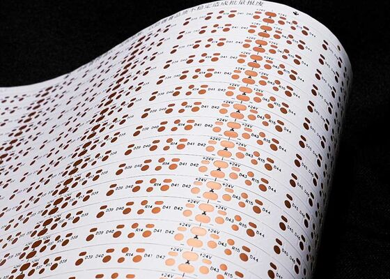 Dwustronna biała folia 24V Flexible Circuit Board FPCB do personalizacji taśm LED