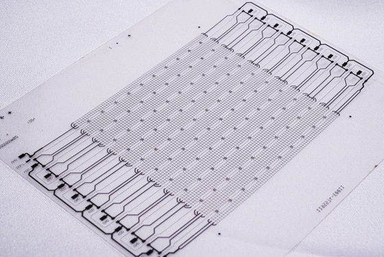 Elektroniczna płytka drukowana HDI podwójny warstwy wyświetlacz LED Przejrzysty elastyczny PCB