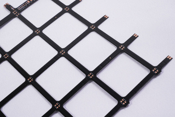 HOT sprzedaż Grid Screen Flexible pcb with mesh structure /Pattern 2835 RGB LED Dispaly fabryka płyt elastycznych obwodów